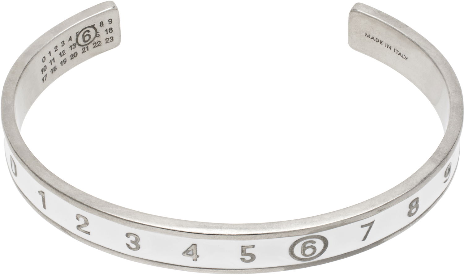 Гривна Maison Margiela MM6 Maison Margiela Numeric Cuff Bracelet Металик | SM6UY0090 P7211, 0