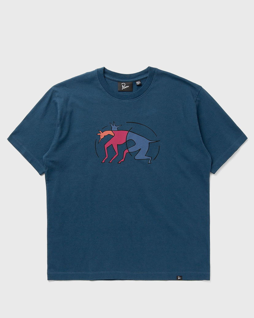 Тениска By Parra The Zoomies Graphic T-Shirt Синьо | 54121