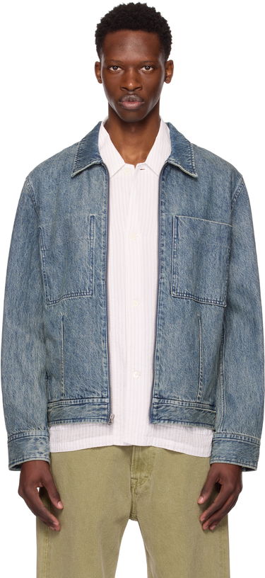 Яке rag & bone Rag & Bone Simon Garage Denim Jacket Синьо | MBW25P2011DNML, 0