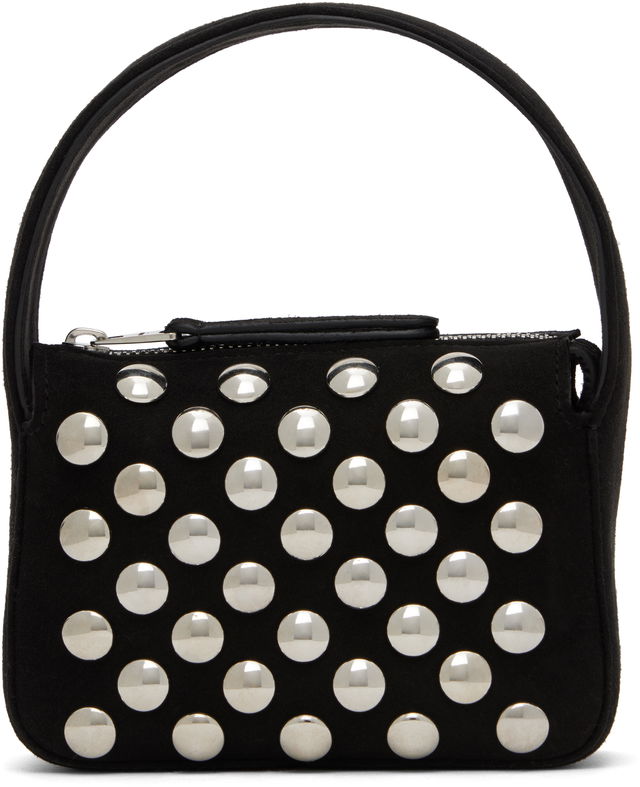 Studded Suede Handbag