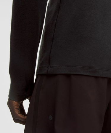 Пуловер lululemon Half-Zip Base Layer Wool-Blend Черно | prod20001495, 4