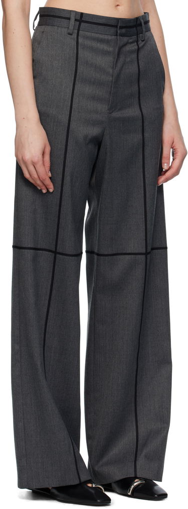 Панталони Maison Margiela MM6 Maison Margiela Tailoring Wool Trousers Сиво | S52KA0543 S47848, 1