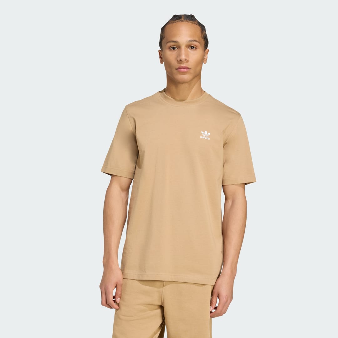 Тениска adidas Performance Trefoil Essentials T-Shirt Бежово | JX2824, 0