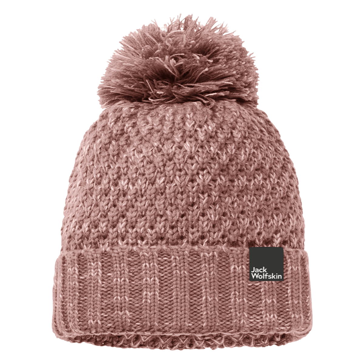 Шапка Jack Wolfskin Knitted Beanie with Pompom HIGHLOFT Розово | 1908011-3068, 0