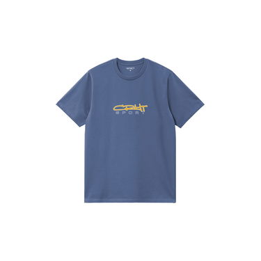 Тениска Carhartt WIP Lyntos Short Sleeve T-Shirt Синьо | I034490_31, 3