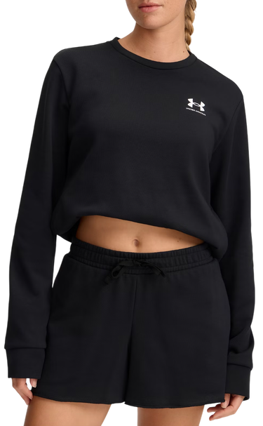 Пуловер Under Armour Under Armour Rival Terry Crew Sweatshirt Черно | 1389659-001, 0