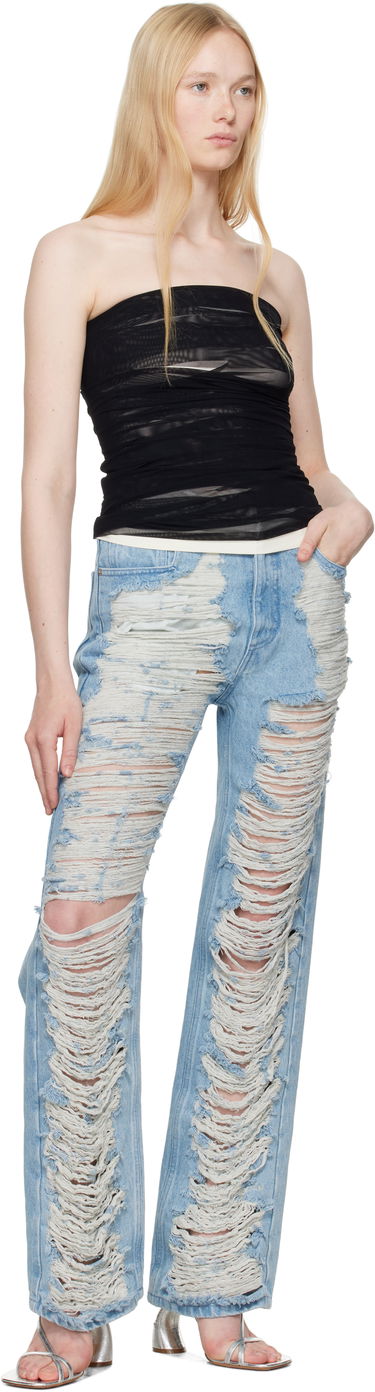Потник Maison Margiela MM6 Maison Margiela Layered Tube Top Черно | S62NH0042 S24423, 3
