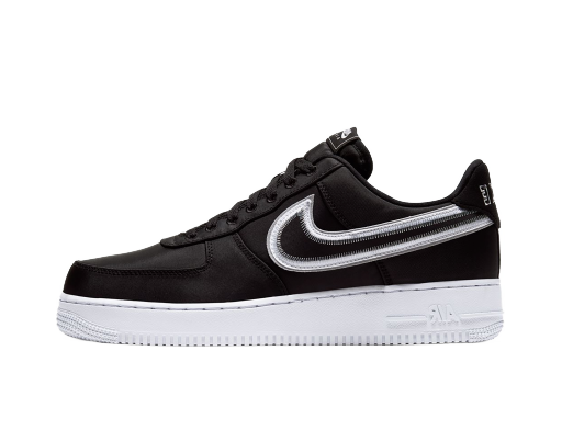 Кецове и обувки Nike Air Force 1 Low Reverse Stitch Black Черно | CD0886-001