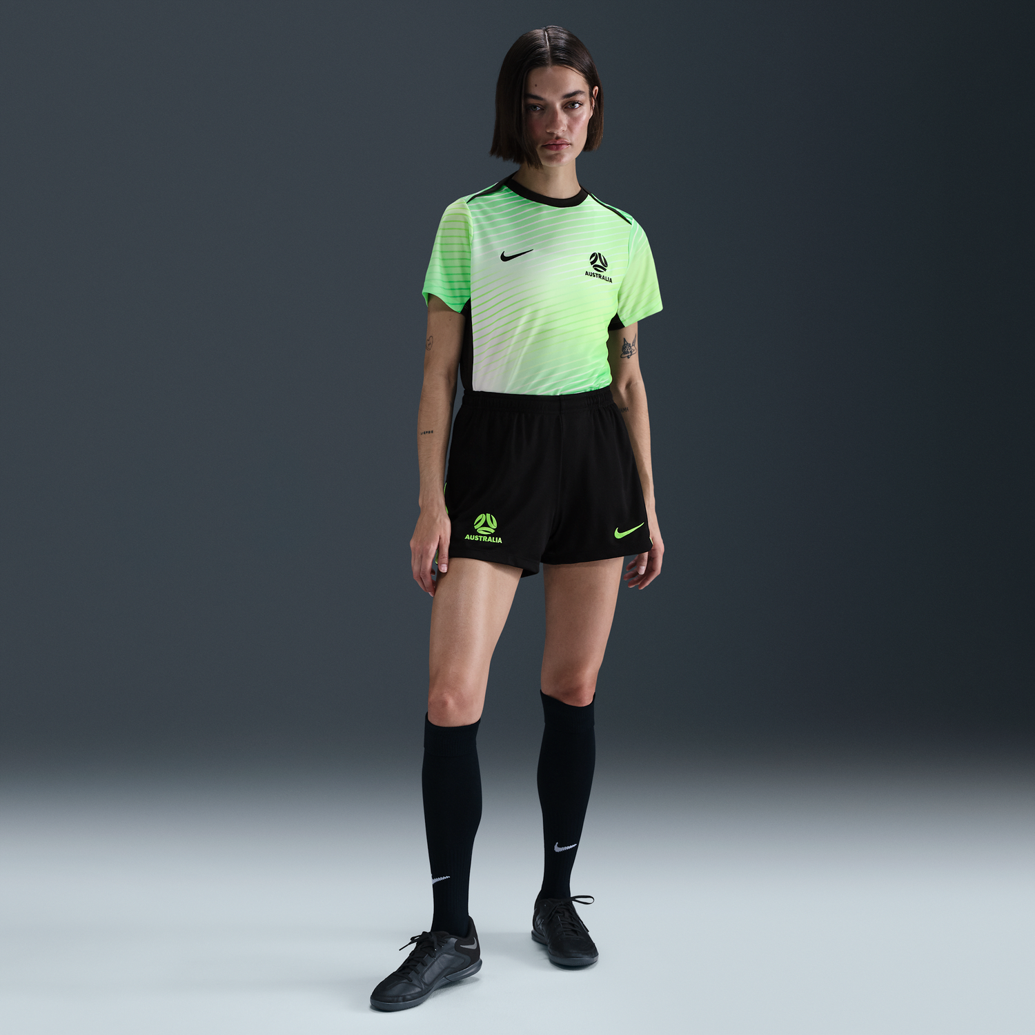 Фланелка Nike Australia Academy Pro Dri-FIT Soccer Shorts Зелено | FQ8997-010, 0