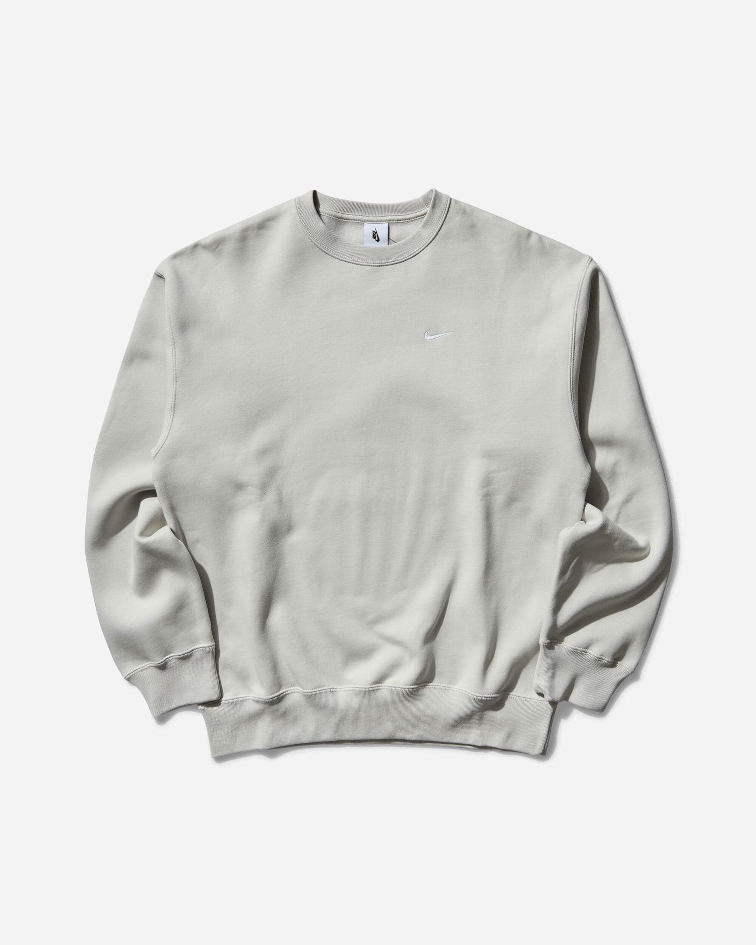 Суитчър Nike Solo Swoosh Crewneck Sweatshirt Сиво | DX1361-072, 1