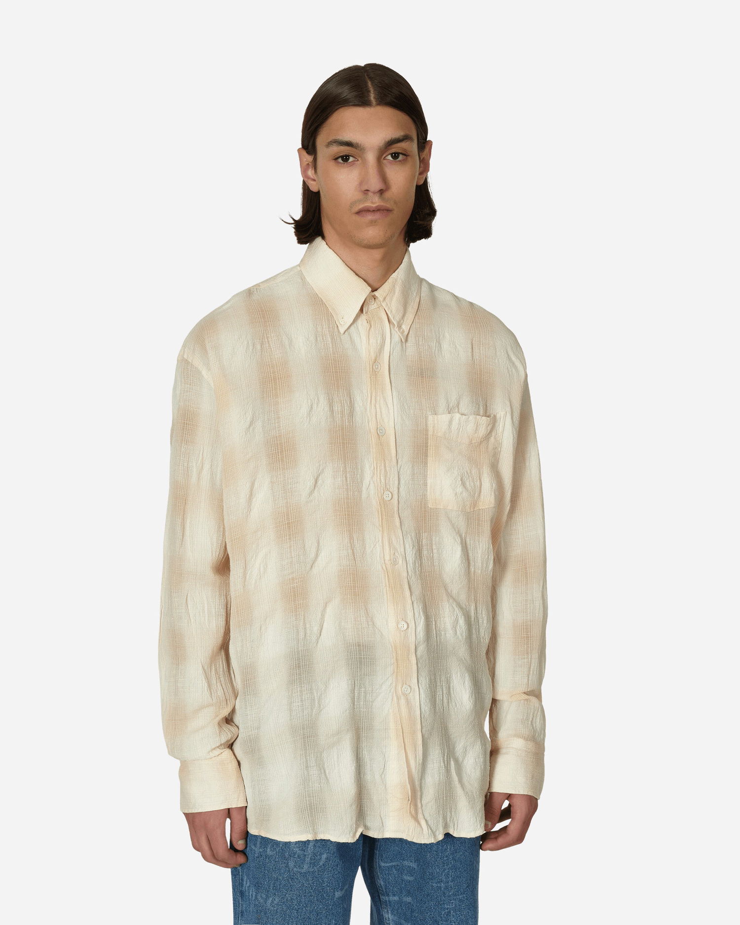 Риза OUR LEGACY Borrowed BD Shirt Бежово | M2232BBN 001, 0