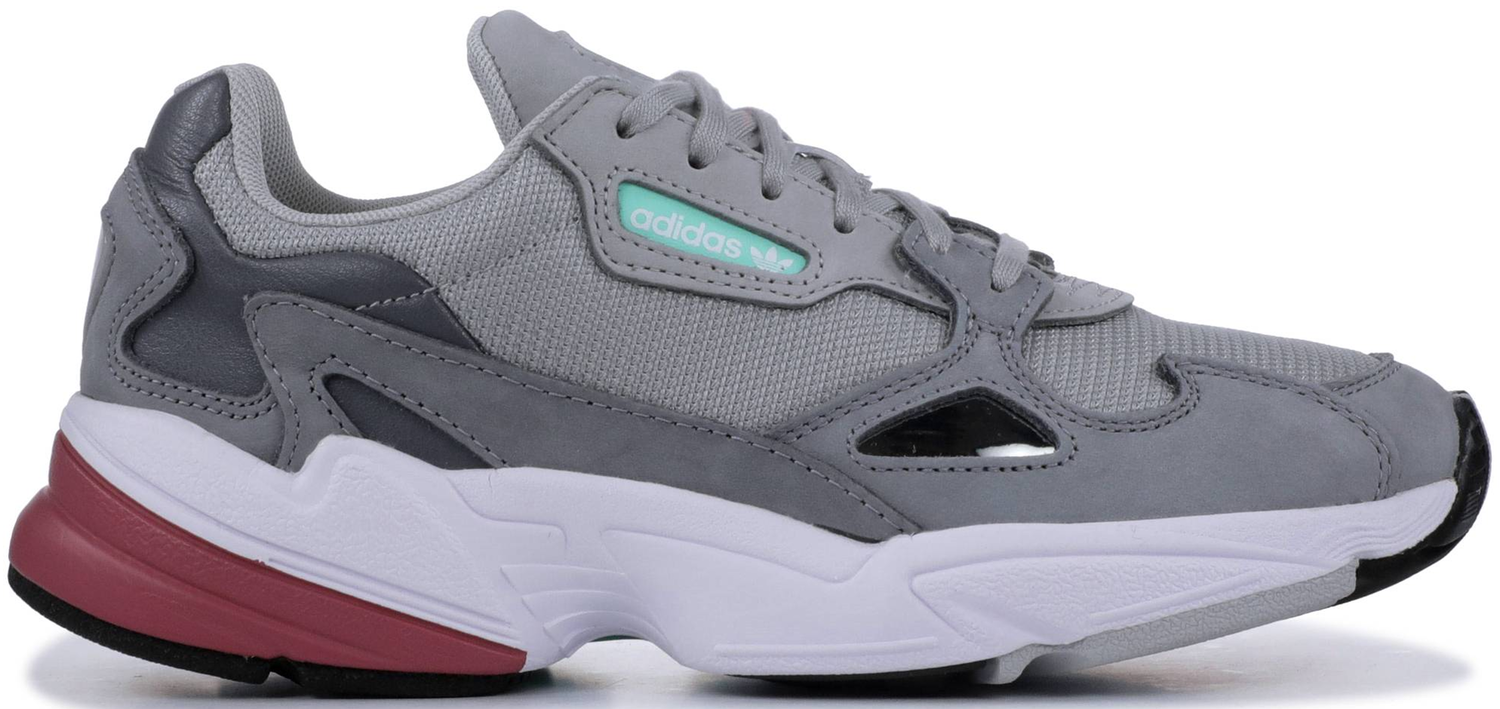 Кецове и обувки adidas Originals Falcon Grey Maroon W Сиво | D96698, 0