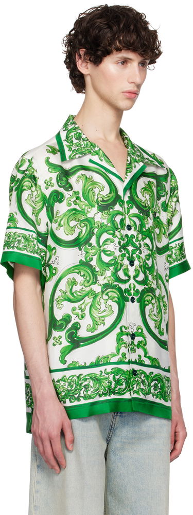 Риза Dolce & Gabbana Print Shirt Зелено | G5JH9THI1S6, 1