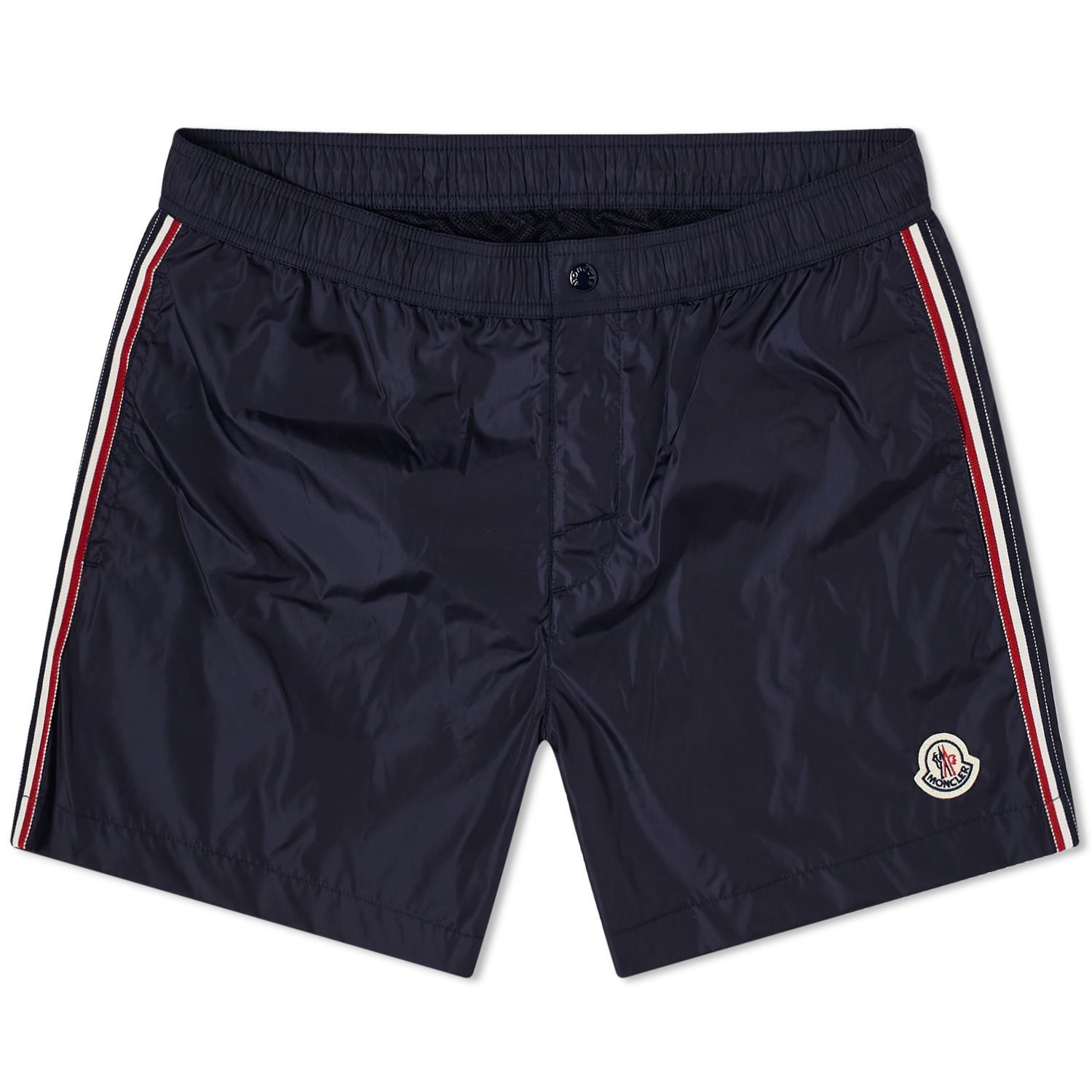 Бански Moncler Nylon Logo Swim Shorts Тъмно синьо | 2C000-21-53326-743, 0