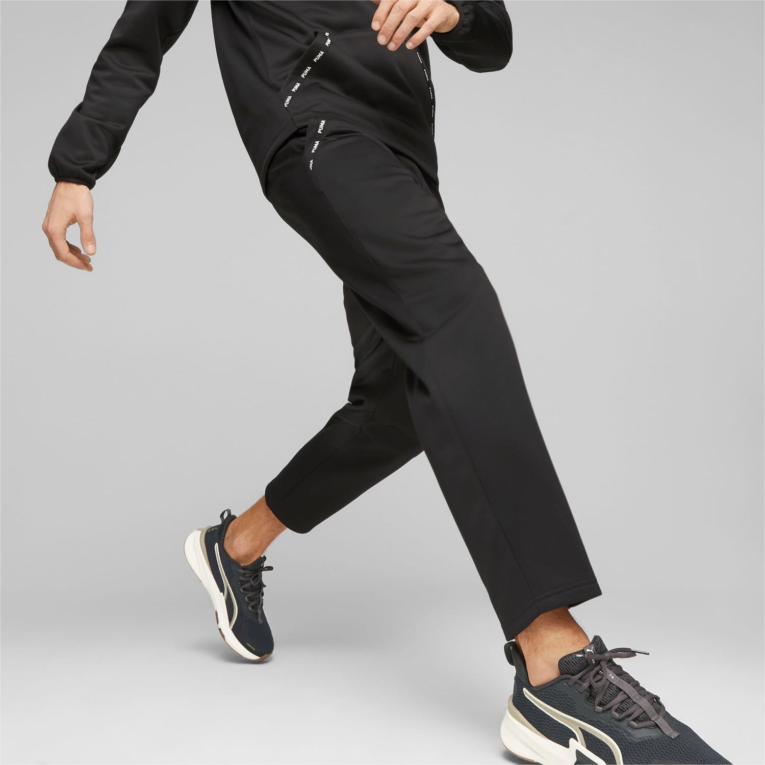 Панталони и дънки Puma Fit PWRFLEECE Черно | 523828_01, 1