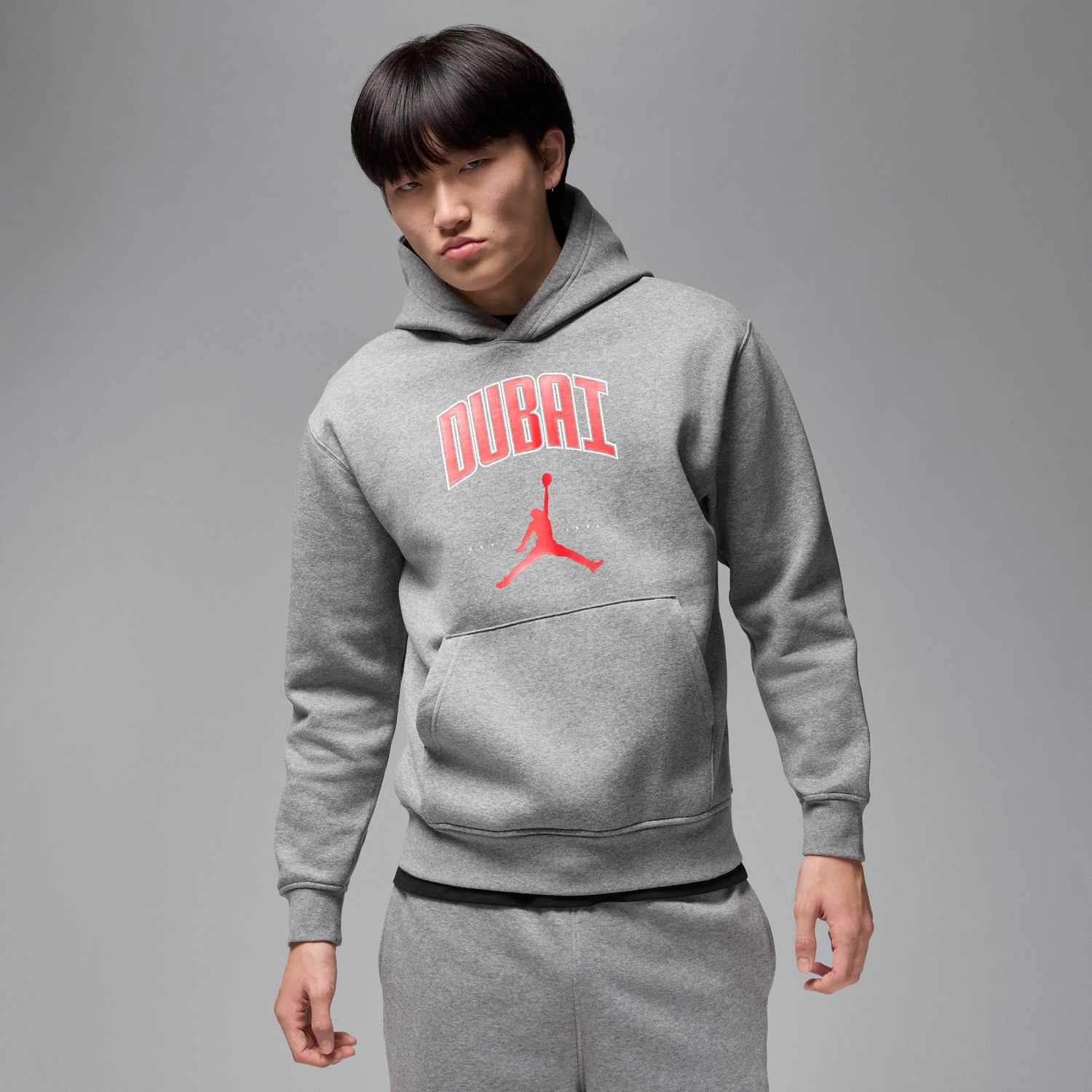 Суитчър Jordan Jordan Dubai Fleece Hoodie Сиво | HQ0438-091, 0