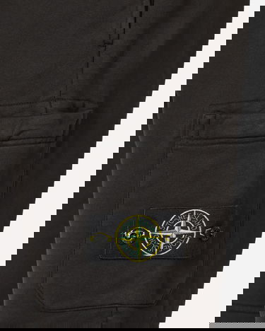 Къси панталони Stone Island Garment Dyed Cotton Fleece Shorts Black Черно | 801564651 A0029, 5
