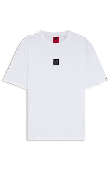 HUGO x RB T-shirt with bull-graphic logo patch