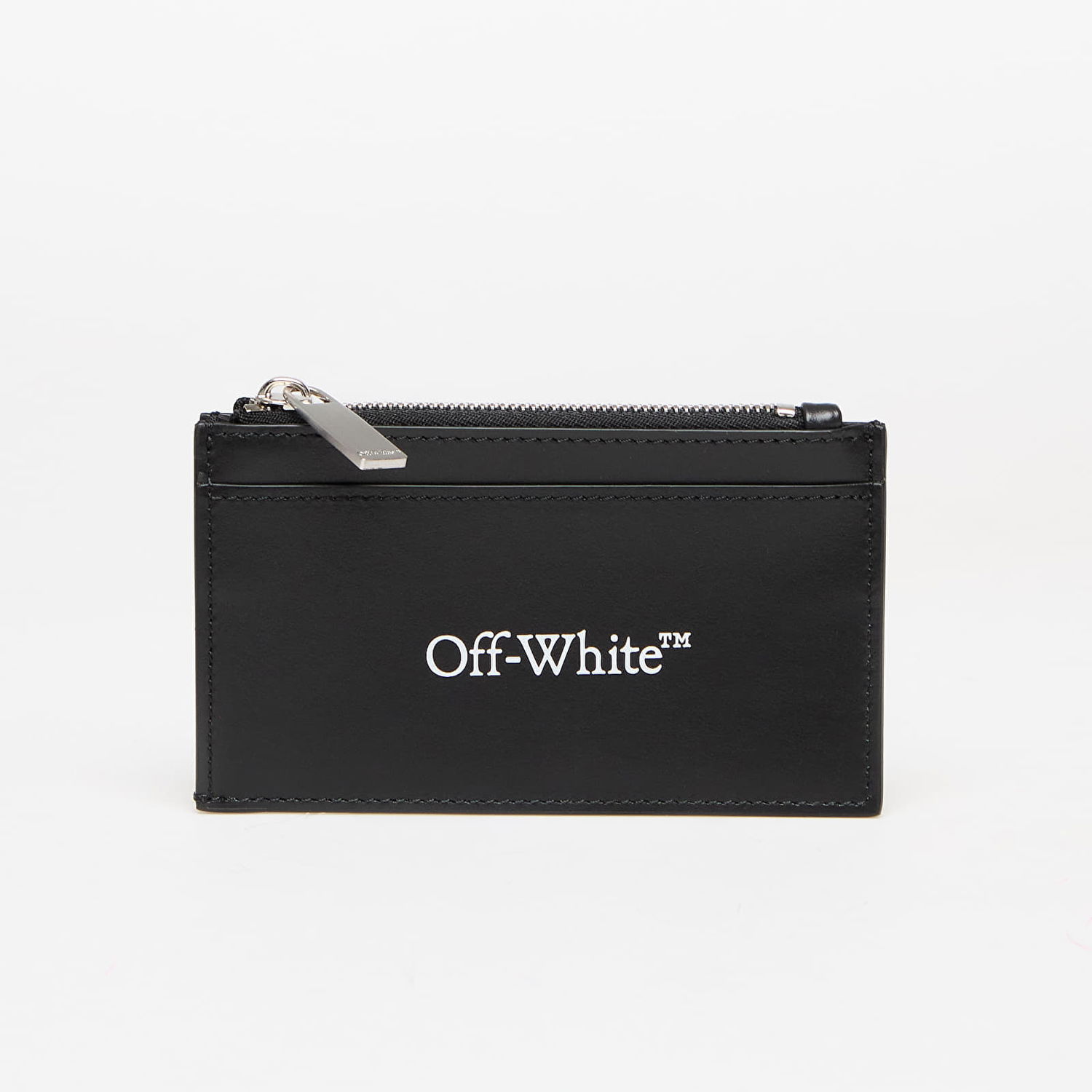 Портфейл Off-White Off-White Bookish Zipped Card Holder Черно | OMND095C99LEA0011001, 0