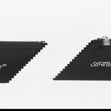 Портфейл Off-White Off-White Bookish Zipped Card Holder Черно | OMND095C99LEA0011001, 0