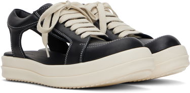 Кецове и обувки Rick Owens Rick Owens Hollywood Hollowed Vintage Sneaks Черно | RP01E7897 LCO, 3