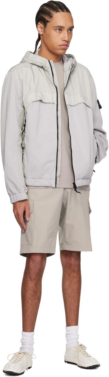 Ветровка Stone Island Stone Island Crinkle Reps R-NY Hooded Jacket Сиво | K1S15 4100041 S0A23, 4