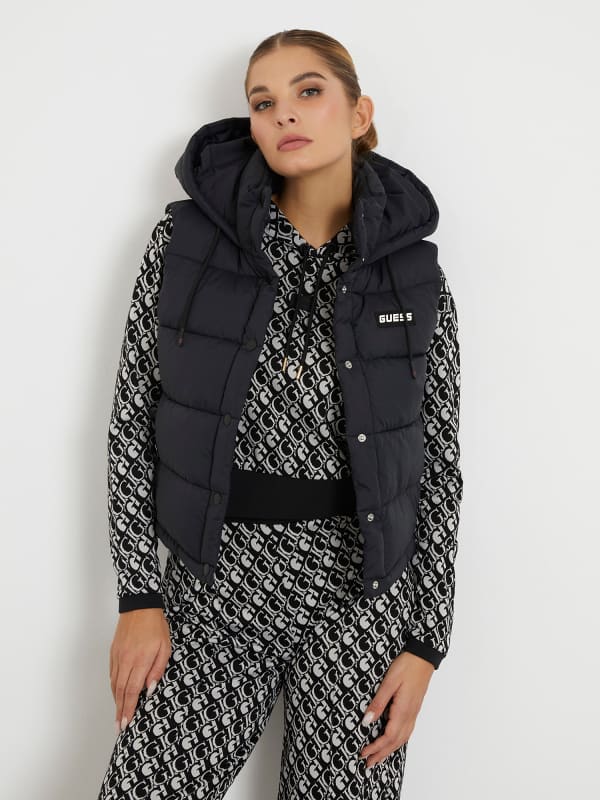 Парка GUESS Sleeveless Puffer Черно | V4RL02WFYE2, 0