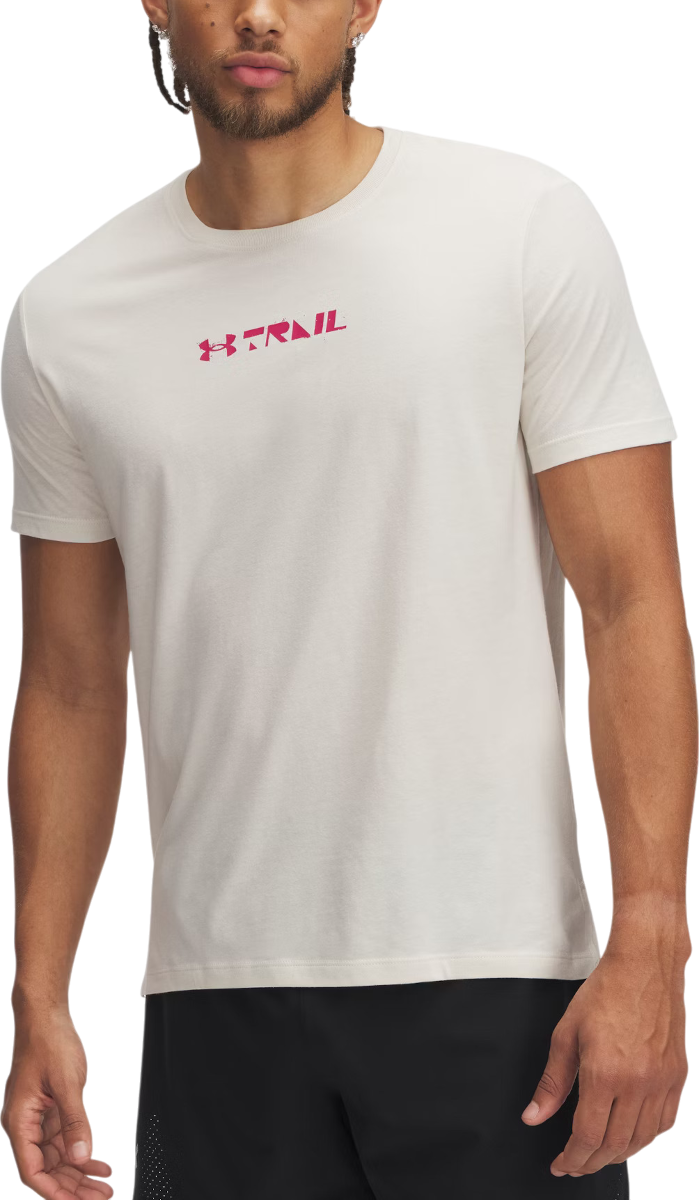 Тениска Under Armour UA Trail Run Graphic Tee Бяло | 1389812-279, 0
