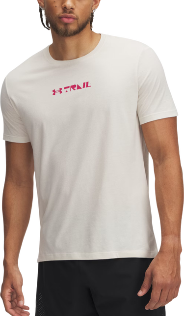 Тениска Under Armour UA Trail Run Graphic Tee Бяло | 1389812-279, 0