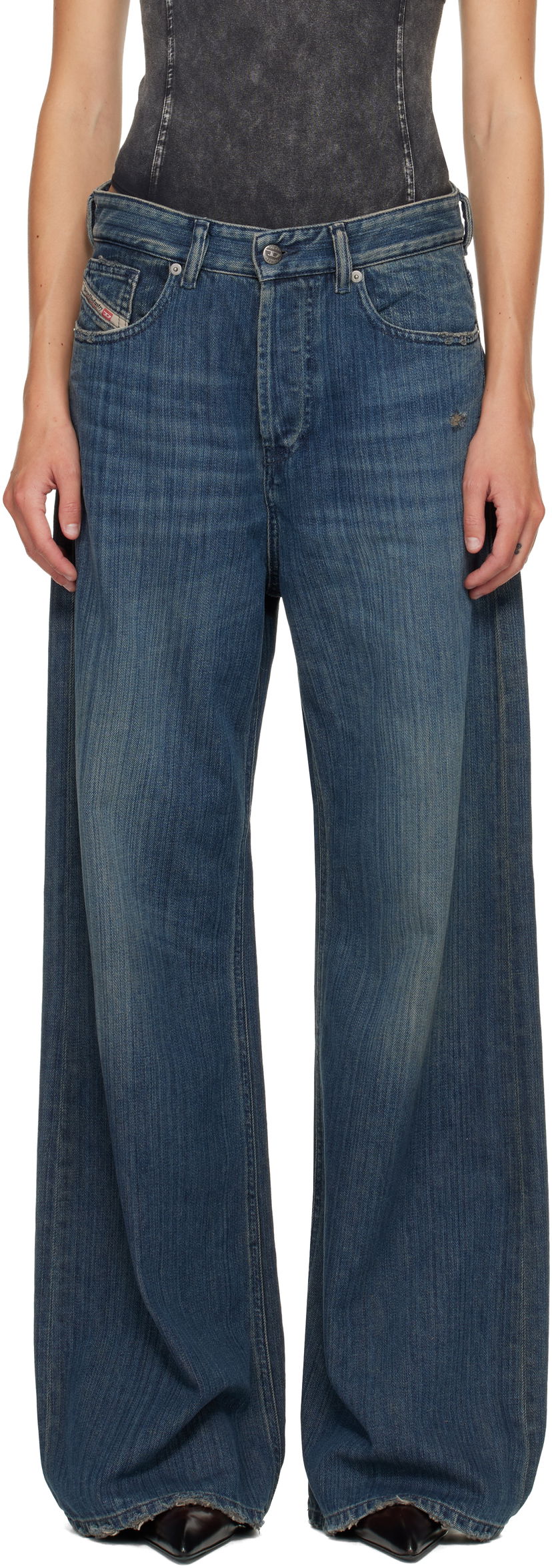 Дънки Diesel Relaxed Wide-leg 1996 D-Sire Jeans Синьо | A06925 09M09