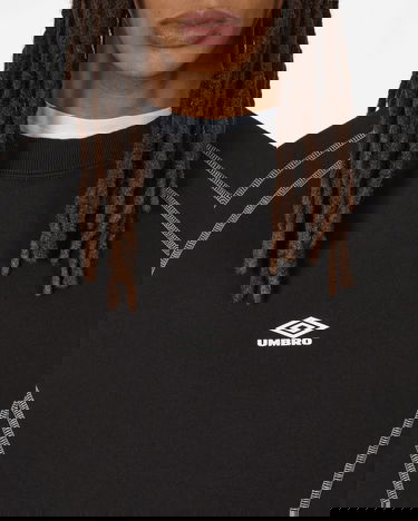 Суитчър Umbro Sport Crewneck Sweatshirt with Contrast Stitching Черно | UBMW067FA42 BLK0001, 5