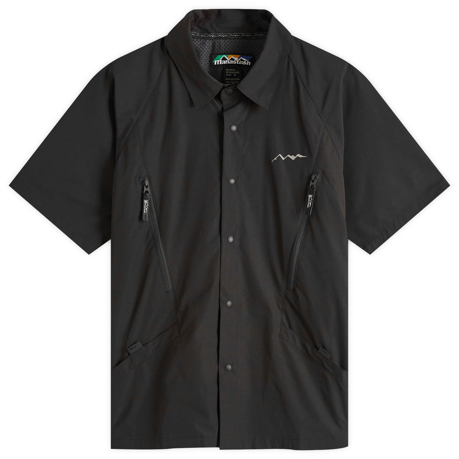 Риза Manastash Men's River Short Sleeve Shirt Черно | 7925123001-010, 0
