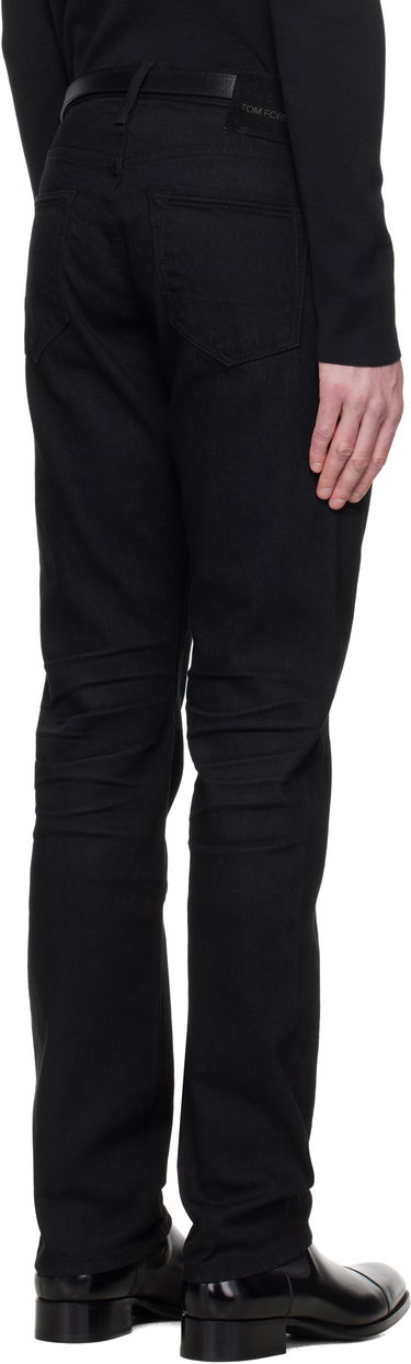 Дънки Tom Ford TOM FORD Stretch Straight Fit Denim Jeans Черно | DPH001-DMC005S23, 2