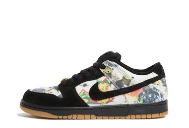 Кецове и обувки Nike SB Supreme x Dunk Low "Rammellzee" Черно | FD8778-001, 3