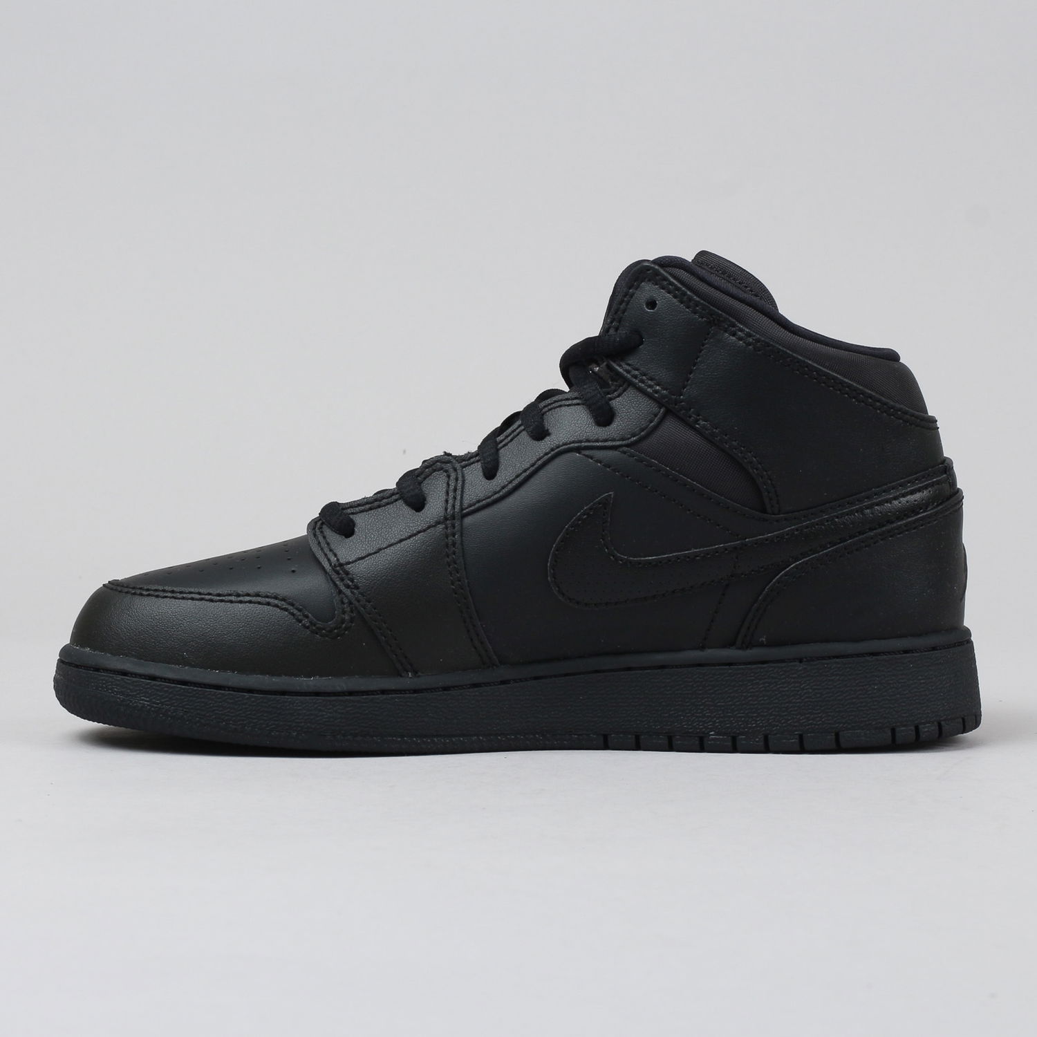 Кецове и обувки Jordan Air Jordan 1 Mid ''Black White'' Черно | 554724-034, 0
