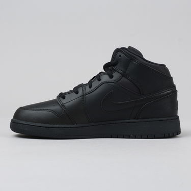 Кецове и обувки Jordan Air Jordan 1 Mid ''Black White'' Черно | 554724-034, 0