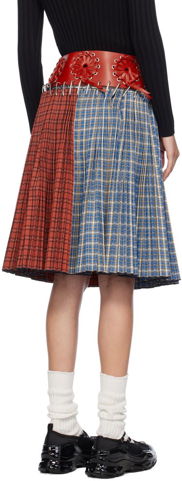 Пола Chopova Lowena Chopova Lowena Ethel Knee Carabiner Midi Skirt Синьо | 3197, 2