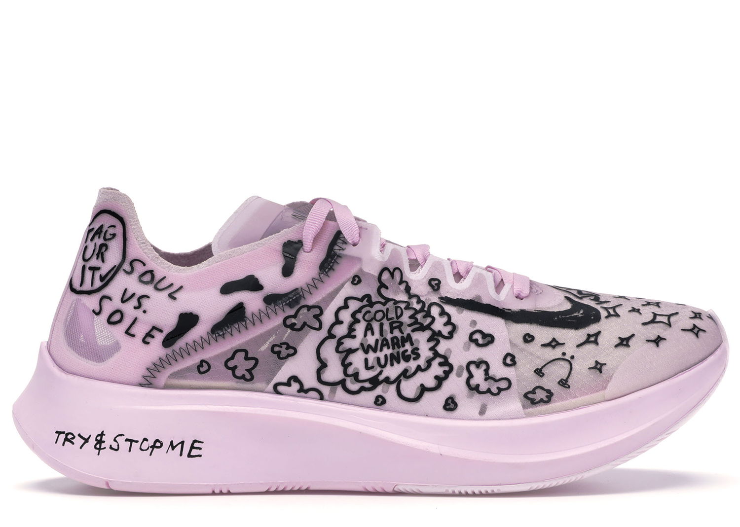Кецове и обувки Nike Zoom Fly SP Fast Nathan Bell Бежово | AT5242-100, 0
