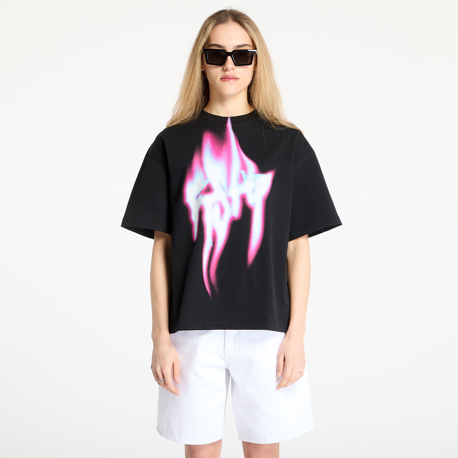 Тениска Footshop FTSHP Walking Art II T-Shirt Черно | FTSHP_481, 0