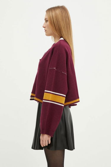 Пуловер Ambush Damaged Rib V-Neck Sweater Лилаво | BWHD002F24KNI0012846, 1