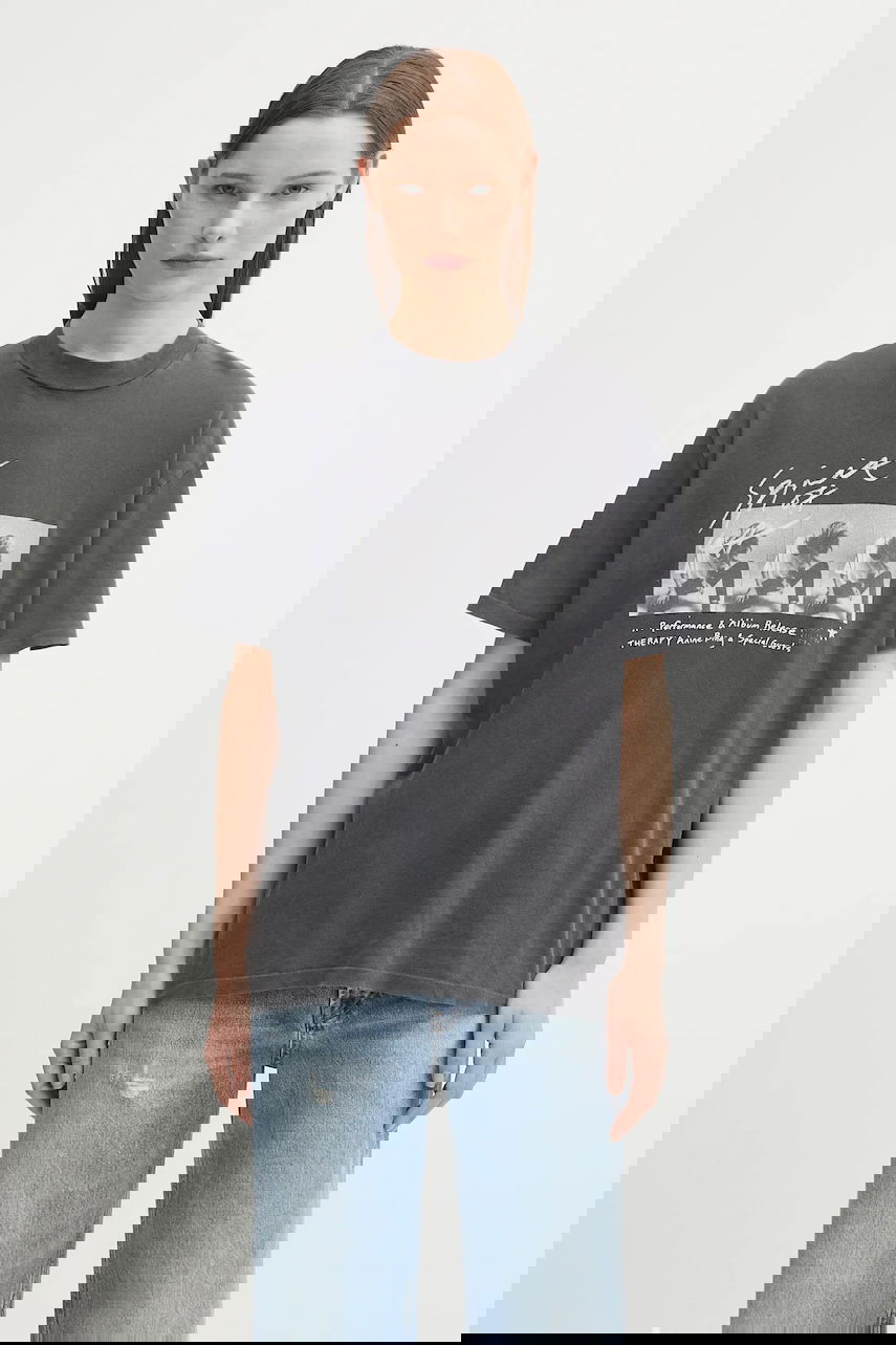 Тениска Anine Bing Anine Bing Ashton Graphic T-Shirt Сиво | A.08.11304, 0