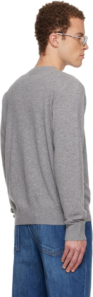 Пуловер Givenchy Wool & Cashmere Embroidered Sweater Сиво | BM90W94YP3055, 2