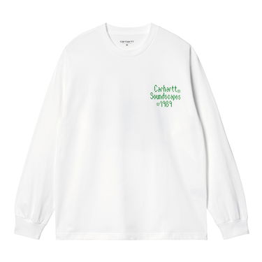 Тениска Carhartt WIP Soundface T-Shirt Бяло | I033247_02_XX, 4