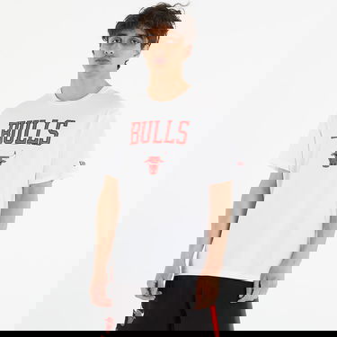 Тениска New Era Chicago Bulls NBA Team Logo T-Shirt Бяло | 60357046, 0