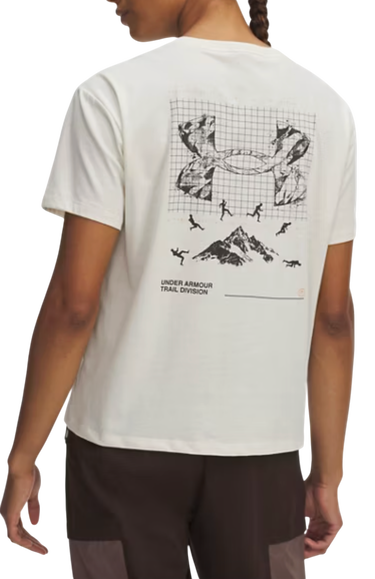 Тениска Under Armour T-Shirt Trail Run Graphic Бежово | 6004033-279, 1