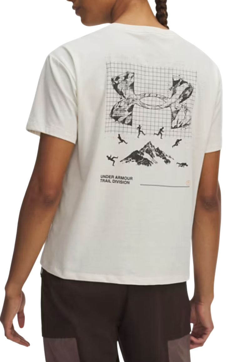 Тениска Under Armour T-Shirt Trail Run Graphic Бежово | 6004033-279, 1