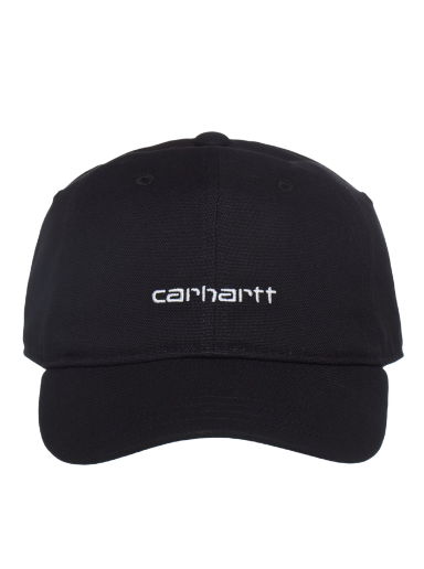 Шапка с козирка Carhartt WIP Canvas Script Черно | I028876.0D2.XX