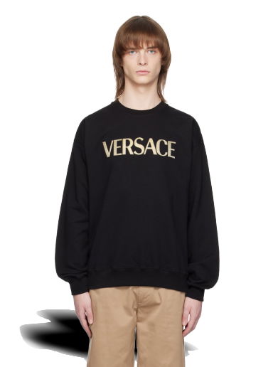 Суитчър Versace Bonded Sweatshirt Черно | 1008543 1A06127