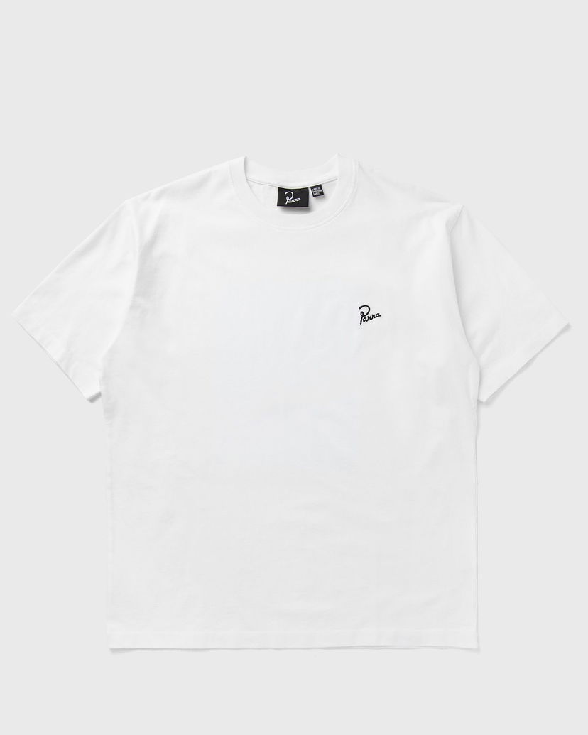 Тениска By Parra Men's Signature T-Shirt Бяло | 54115