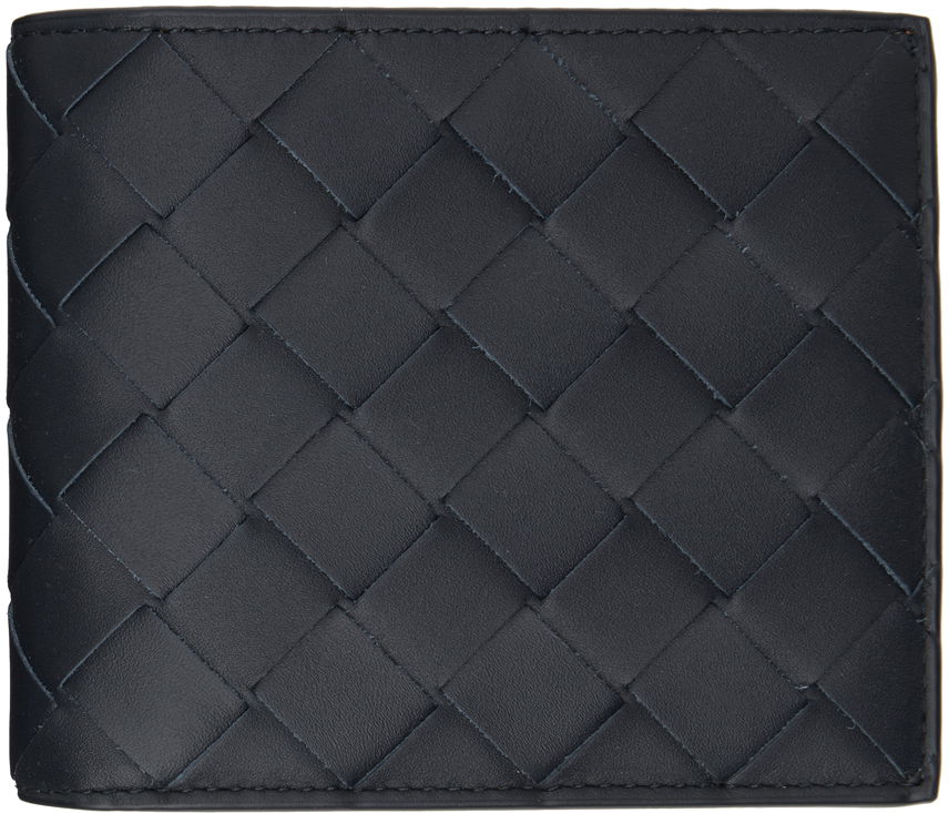 Портфейл Bottega Veneta Intrecciato Wallet Синьо | 743211 VCPQ6, 0